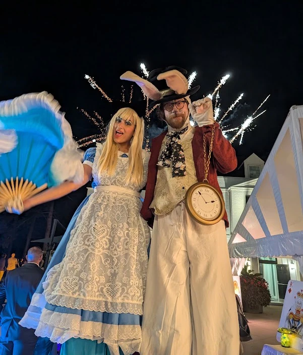 The White Rabbit - Stilt Walker - Animalia theme - image 5