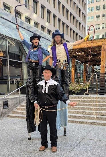 Wild West  - Stiltwalker - Family Friendly theme