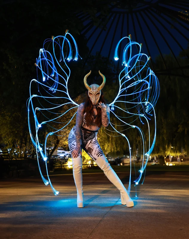 Winged Demon LED - Roamer / Dancer  - Scary theme - image 2 performer