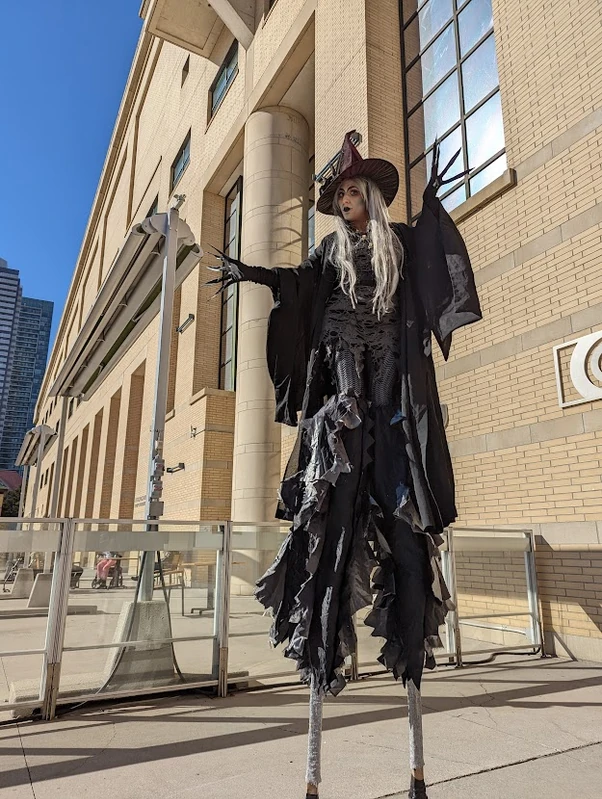 Classic  Witch  - Stiltwalker - Scary theme - image 9