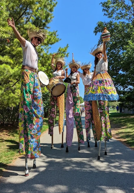 Tallbeat Stilt-drummers — Hala Circus Arts