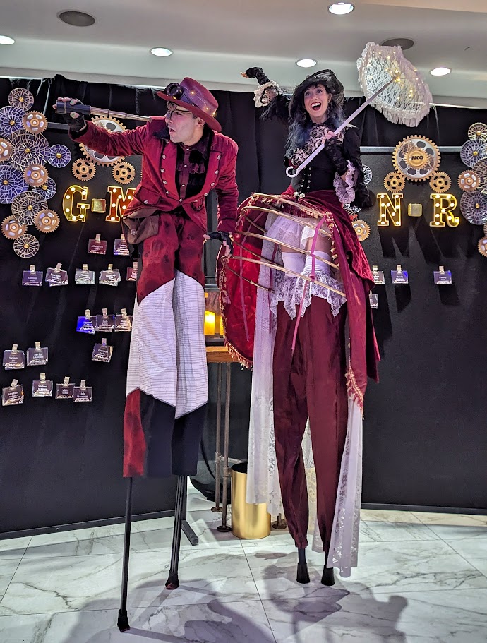 Steampunk Circus Stilt-walkers Hala on Stilts Entertainment Toronto events