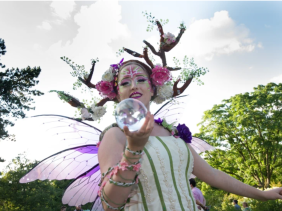 Hire event performers Toronto Hala circus Arts Gaia Mother nature contact juggling